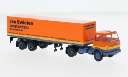 Brekina 82257 - H0 - Henschel F161 Pritsche-Sattelzug van Swieten